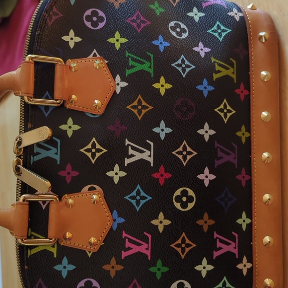 Authentic Louis Vuitton Takashi Murakami Multicolor Alma PM. Made in France. - Picture 14 of 14